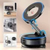 360° Rotating Magnetic Phone Holder with Adjustable Arm – Foldable, Retractable, and Secure Metal Bearing Design for Car, Desktop, and Glass Screens